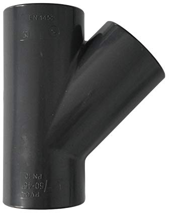 well2wellness® PVC T-Stück 45° - 50 mm (200263)