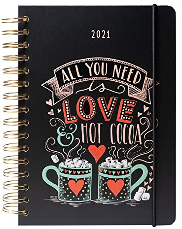 Grupo Erik Terminkalender Lily & Val - Kalender für 2021 A5 - Planer mit Wochenansicht, ASVA52112