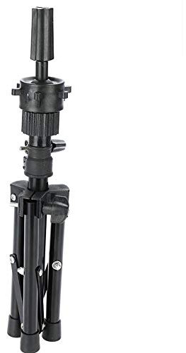 Ejoyous Trépied réglable de Coiffure, Trepied Tete a Coiffer Mini Trepied Perruque Support réglable pour la Formation des coiffeurs 30-58.5 cm Porte-Perruque Mannequin de Coiffeur