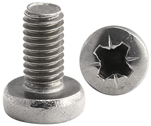 FASTON® Linsenkopfschrauben M2x3 KreuzschlitzZ DIN 7985 aus Edelstahl A2 V2A (50 Stück) Kreuzschlitzschraube Linsenkopf Schrauben Gewindeschrauben Vollgewinde (ISO 7045)