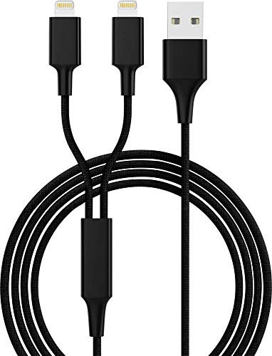 Smrter USB-Ladekabel USB 2.0 USB-A Stecker, Apple Lightning Stecker 1.20m Schwarz