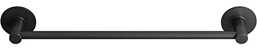 JKMQA 30/40/50/60cm Self Adhesive Bathroom Towel Rail Towel Bar Towel Rack Aluminum Alloy Towel Holder For Bathroom And Kitchen Black Finish