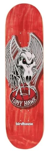 Birdhouse Skateboard-Brett / Deck, 21 cm, Rot
