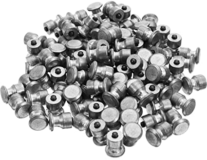 FJZFXKZL Spikes Reifen, 100 stücke Winter Rad nasen Auto Reifen stifte Schraube Schnee Spitzen Reifen schlangen Schnee Ketten stecker for Schuhe EIN Fernseher Auto Motorradreifen 8x10mm