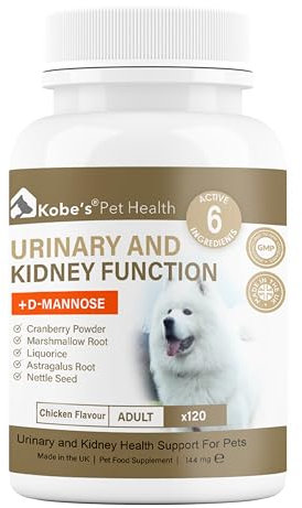 Probiotics for Dogs by KOBES® | Dog Diarrhea Treatment | Stimulates Immune System & Maintains Overall Health | Dog Bladder Support | Yeast Infection Treatment for Dogs | Pets Incontinence - 120 Caps