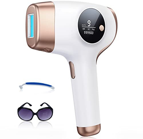 IPL Hair Removal Device, with 9 Energy Level,999,000 Flashes,3 Function, Laser Permanent Hair Remover Painless for Women and Men,Facial,Bikini,Body
