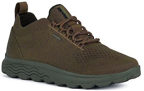 Geox Spherica U, Zapatillas Hombre, Military, 42 EU Estrecho