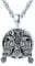 Krähe Halskette 925 Sterling Silber Wikinger Herren Anhänger Wikinger kette Amulett Schmuck Geschenke für Damen und Herren