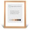 RahmenMax® Luzern Schattenfugenrahmen 40x30 cm aus lackiertem Massiv Holz/Rahmen für Leinwand/Bilderrahmen für Keilrahmen/Leinwandrahmen in Natur - Maßanfertigung möglich