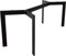 MetaloPro Pied de Table Métal, Robuste Pieds de Table en Acier, Cadre Moderne Pieds de Bureau avec Vis et Protecteurs de Sol pour Industriel Bureau, Salon, Salle à Manger, 170 x 70 x 72cm – Noir
