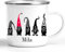 Weihnachtstasse - personalisierte Tasse Weihnachten - Glühweintasse - Geschenk Kinder - Emaille Tasse - Kaffeebecher - mit Wunschnamen