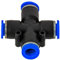 Kreuz Stück Verteiler für 8mm PU Schlauch - Steck Verbinder Pneumatik Fitting Druckluft