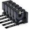 Aken 45021 kompatibel mit Dymo D1 Etikettenband Schwarz 12mm x 7m für LabelManager 160 LM280 210D 360D 420P, kompatibel mit Dymo D1 Etikettenband Weiß auf Schwarz 12mm x 7m S0720610