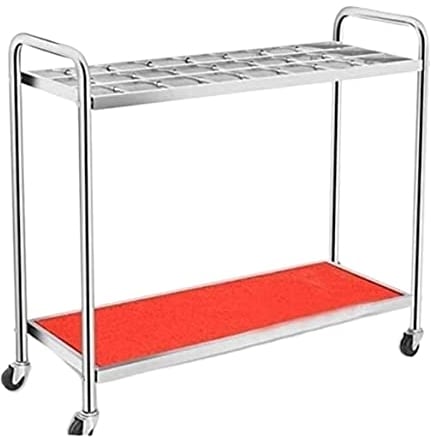 Schirmständer Schirmhalter Regenschirmständer Aus Edelstahl Mit Universal-Regenschirmhalter Mit Rädern, Bodenständer, Regenschirmständer Für Die Hotellobby Regenschirmständer ( Blue : Silver , Size :