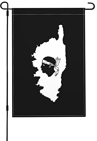 Carte Du Drapeau De La Corse Drapeau Pirate Décoratifs Drapeaux Résistants Aux Intempéries Drapeau Pour Fête Restaurant Balcon,70X102Cm