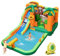 DREAMADE Aufblasbare Hüpfburg mit Gebläse, Wasserpark mit Langer Rutsche & Wasserbecken & Sprungbereich, 460 × 285 × 230cm Outdoor Wasserspielcenter, Wasserrutsche für Kinder ab 3 Jahre