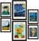 Nacnic Van Gogh Posterblatt. Malergalerie. Dekorative Gemälde für Ihr Wohnzimmer, Schlafzimmer, Zuhause. Wandkunstdrucke. Größen A4 und A3