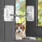Window Locks, Aosite 2pcs Window Restrictor Child Safety Locks for UPVC, Window Safety Locks for Child Pets Safety, Self Adhesive, Adjustable Window Lock No Drilling for Metal, Wooden, Sliding Window