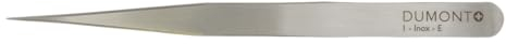 Dumont - Pinzette di precisione per orologeria, meccaniche di precisione, gioielli - Inox02 finitura lucida, made in Svizzera (N°1)