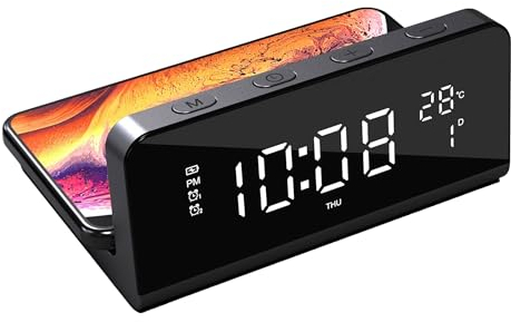 Denver Radio-Wecker mit Wireless Charging ECQ-103