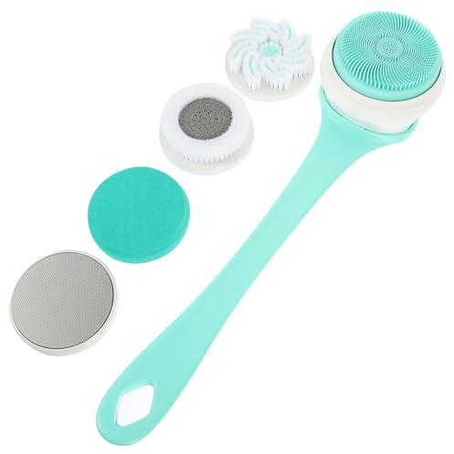 Angoily Duschbürste Für Den Körper Wiederaufladbare Elektrische Körperbürste Griff Aus Weichem Silikon Zum Peeling