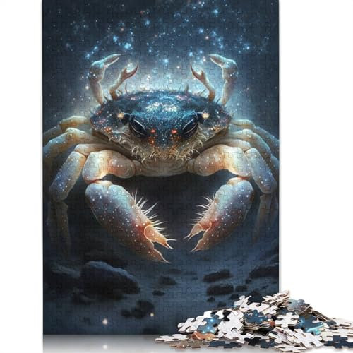 Puzzle 1000 Teile für Erwachsene, Galaxy Crab Puzzles für Erwachsene, Kartonpuzzle, Heimdekoration, Größe: 38 x 26 cm