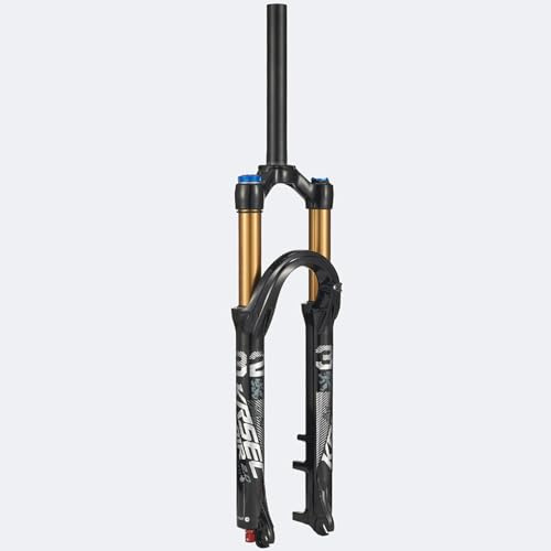Forcella Anteriore Per Bicicletta Da Montagna, Forcella Anteriore Con Ammortizzatore 26/27,5/29 Pollici, Controllo Della Spalla Con Tubo Dritto, Forcella Aria Con Ammortizzatore B,27.5inch