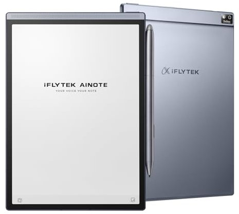 iflytek AINOTE Air 2 with Stylus Pen,8.2-inch AI Note-Taking Tablet Writing Paper Tablets,Digital Notebook Support Voice-to-Text Transcription, Multi-Languages Chatgpt for Work/Meetings/Study