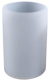 Leliafleury Moules cylindriques en résine de 4 cm x 7 cm en silicone pour bougies et loisirs créatifs