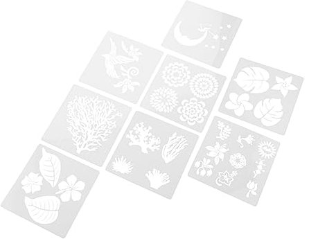 DIYEAH 16stücke Malvorlagen Kreative Schablonen Für Erwachsene Wiederverwendbar Für Bastelprojekte Fotoalben Und Grußkarten