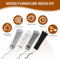 Wood Furniture Repair Kit, Black White Dark Grey Light Grey High Performance Wood Repair, Soft Furniture Scratch Touch Up Filler for Repair Scratch, Cracks, Hole for Furniture Surfaces Filler Paint