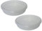 (Pack of 2) 1500ML Clear Round Plastic Containers with Airtight Lids Takeaway Food Storage Container Set for Food Prep Meal Fruit Salad & Bento Cake Boxes BPA Free Microwave Freezer Safe (1500ml)