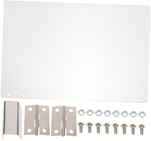 Zerodeko Clear PVC Door Panel Replacement for Popcorn Machine Easy to Install Fit for Commercial Use Convenient Visibility