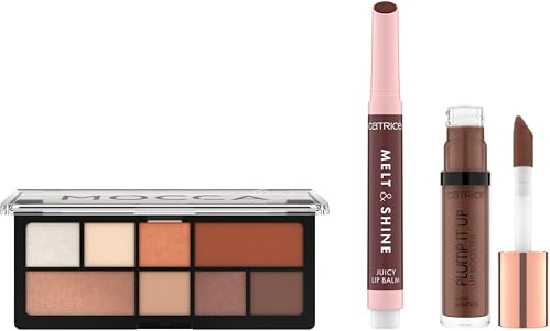 Catrice MOCCA DAZE LOOK SET | Zwei Lippenprodukte, Lidschattenpalette, Produkt-Set