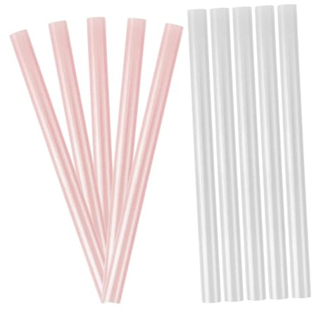ARTSEWPLY 10pcs Hot Melt Wax Sticks for Crafts Metallic Hot Glue Sticks Strong Adhesive for Scrapbooking and Papercrafts
