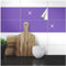 Wandkings Fliesenaufkleber - Wähle eine Farbe & Größe - Lila Glänzend - 30 x 60 cm - 50 Stück für Fliesen in Küche, Bad & mehr