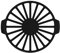 CÉCOA - Emporte-pièce Tarte Soleil – Moule Découpeur pour Tartes Feuilletées Sucrées ou Salées – 100% Polypropylène Alimentaire – Diamètre 30 cm – Facile à Utiliser et à Nettoyer