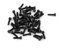 M3 Kit de Assortiment Vis Boulon Tête Cylindrique Six Pans Creux en Acier Allié M3 x 4-50mm(M3*12mm, Entièrement filetée-50pcs)