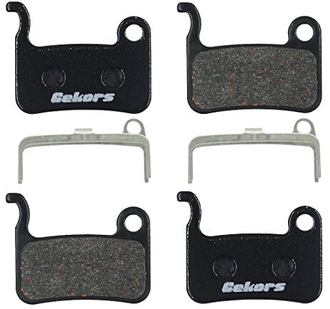 2 Paar,Gekors semi-metallic Fahrrad Bremse, Pads für Shimano XTR M965/M966/M975,Saint M800,Alfine S500/S501