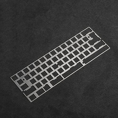 Edelstahlplatte Typ A oder B für mechanische Tastatur, passend für DZ60 GH60 XD60 (Staninless Plate A)