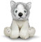 Animigos Plüschtier Husky, Stofftier im realistischen Design, kuschelig weich, ca. 23 cm groß