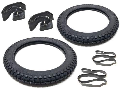 Reifen Komplett Satz 2.75-17 2 3/4x17 Zoll passend für K T M SM Comet Rixe Sachs Miele