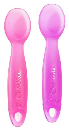 ChooMee FirstSpoon Learning Utensil, 100% Silicone, 2CT