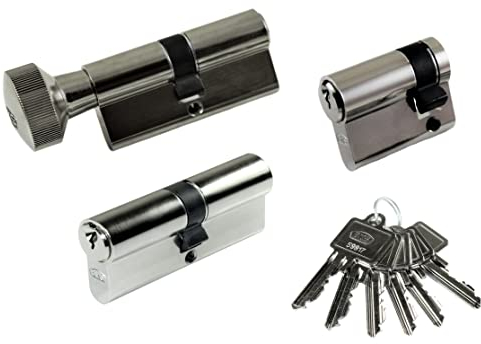 BKS Serie 88 Profilzylinder, Knaufzylinder, Halbzylinder als Erweiterung für vorhandene Schließungen der Serie PZ 88 (für Schließungsnummer von 50001 bis 80453) (50/10, Halbzylinder)