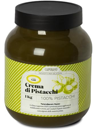 Crema di pistacchio al 100% pistacchi crema per realizzare dolci e gelati crema naturale (1 kg (chilogrammo))