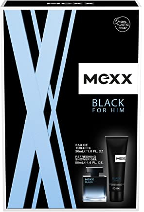 MEXX Geschenkpackung Black Man Eau de Toilette 30ml + Duschgel 50ml