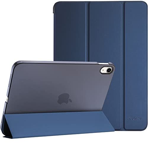 ProCase Funda para iPad 11ª Generación 2025 11 Pulgadas (A16) / iPad 10ª Generación 2022 10,9 Pulgadas, Capa Protectora Delgada Smart Folio con Soporte Trifold, Auto-Reposo/Activación – Marina
