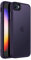 tigratigro Custodia Per iPhone SE 2022/SE2020,Cover iPhone 7/8, 4.7 Pollici,Traslucida Texture Opaca, Flessibile e Anti-impronta,Consistenza Simile alla Pelle (Viola Scuro)