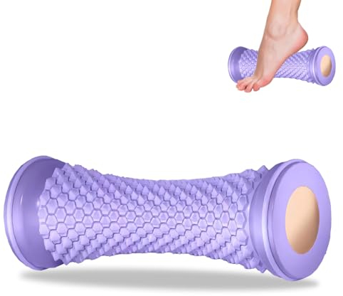 Golgner Igelball FußMassage, FußMassageroller, Foot Massage Roller, Tragbarer Gummi Fussroller, Massagegerät Fuß, für Fuß Schmerzen, Fersensporn, Plantarfasciitis, Entspannung