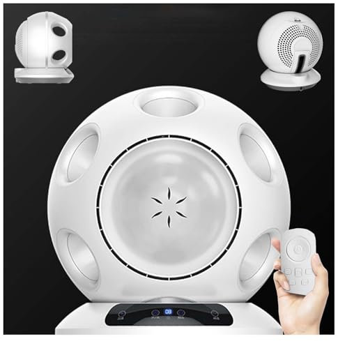 HBDSMLPL Football Shape Ventilateur Silencieux 8 Vitesses De Vent Climatiseur sans Conduit Facile à Nettoyer Clim Mobile sans Evacuation